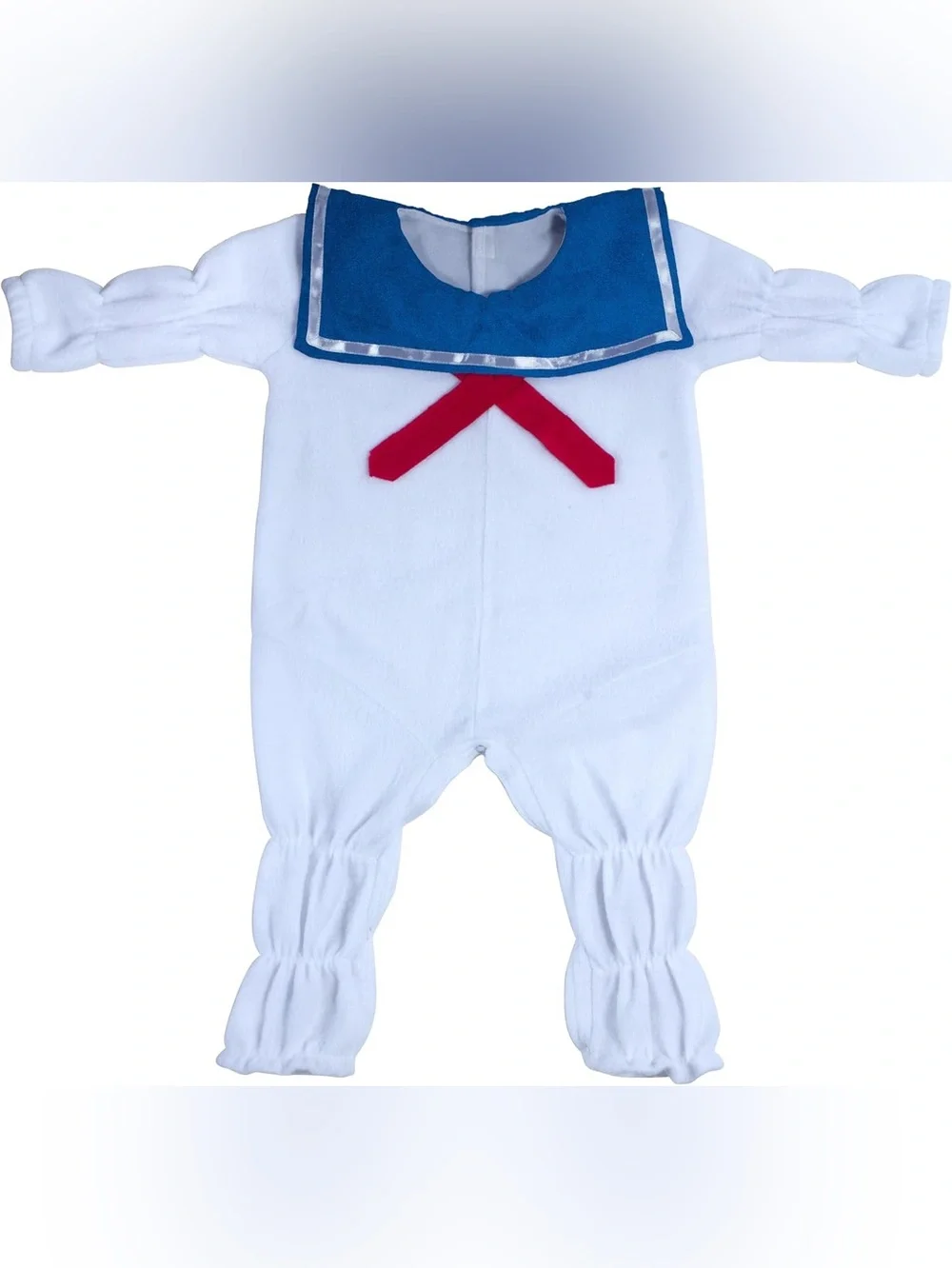 NWT Ghostbusters Stay Puft Marshmallow Man baby romper costume - Picture 4 of 16